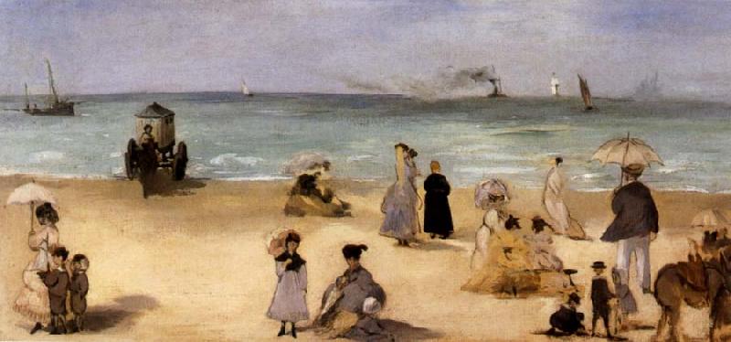 Edgar Degas Beach Scene France oil painting art